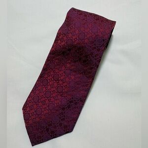 Paul Smith Burgundy and Violet Men's Tie